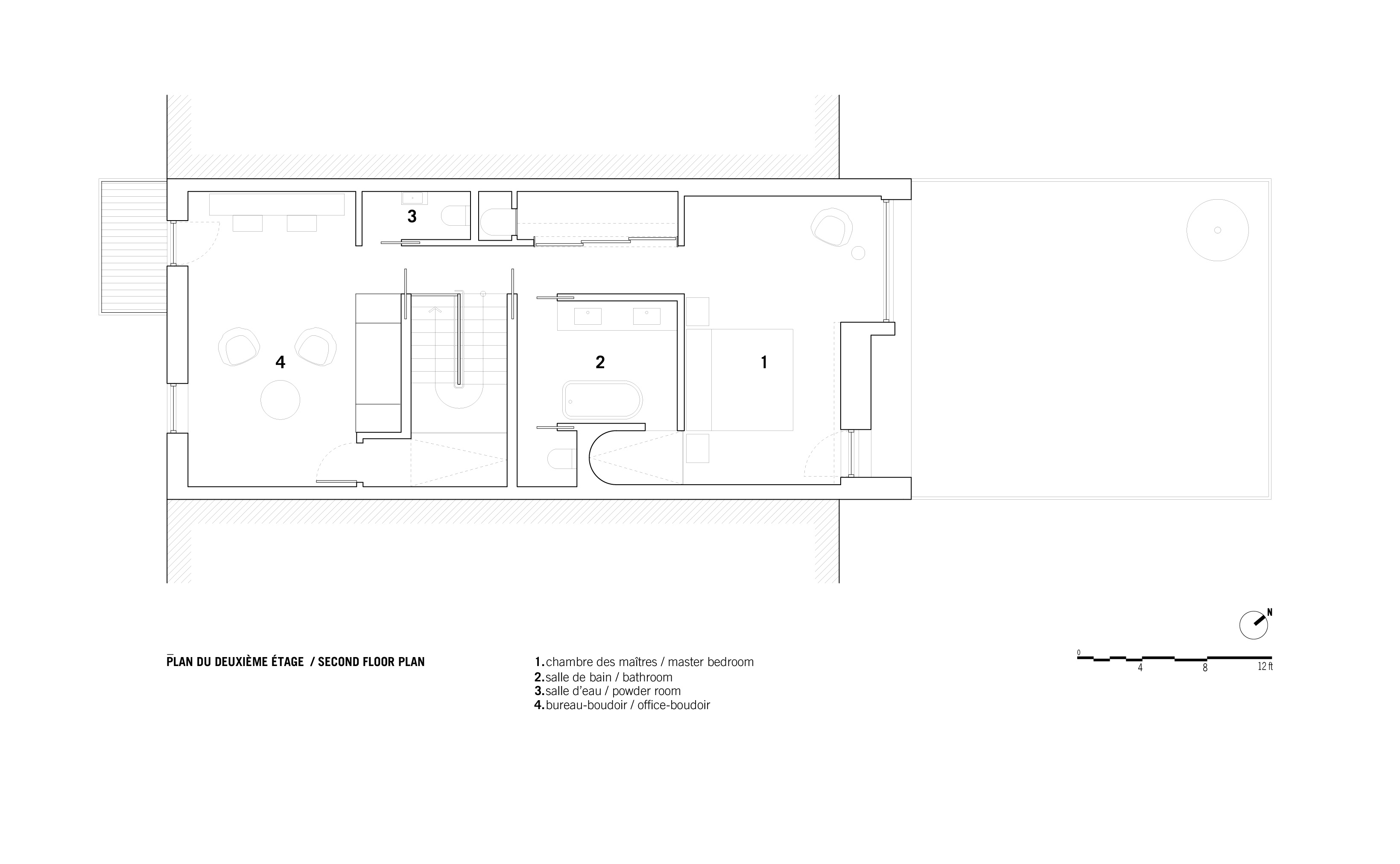 Olivier Nelson residence – plan